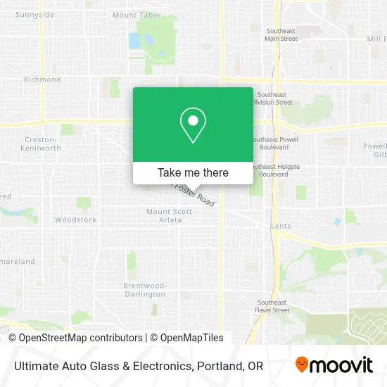 Ultimate Auto Glass & Electronics map