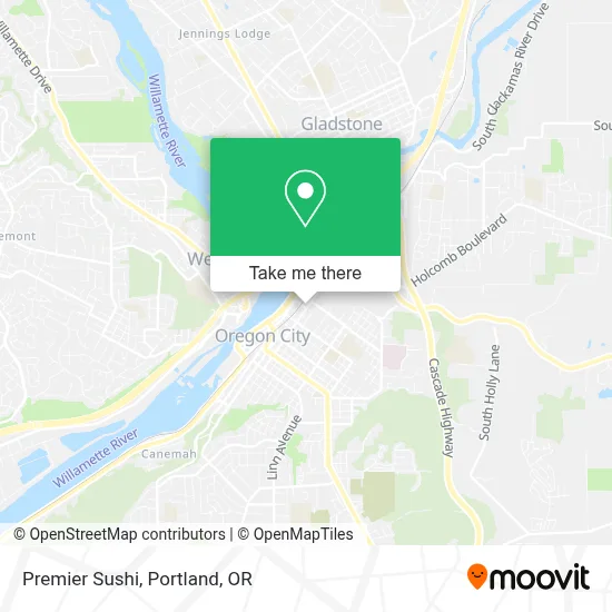 Premier Sushi map