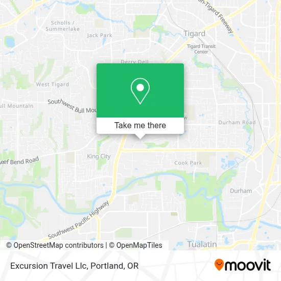 Excursion Travel Llc map
