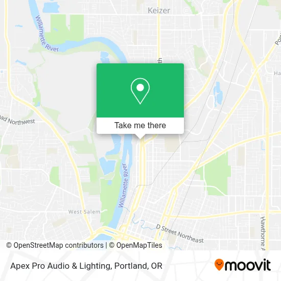 Apex Pro Audio & Lighting map