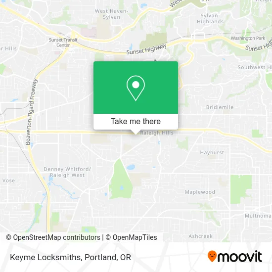 Keyme Locksmiths map