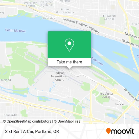 Sixt Rent A Car map