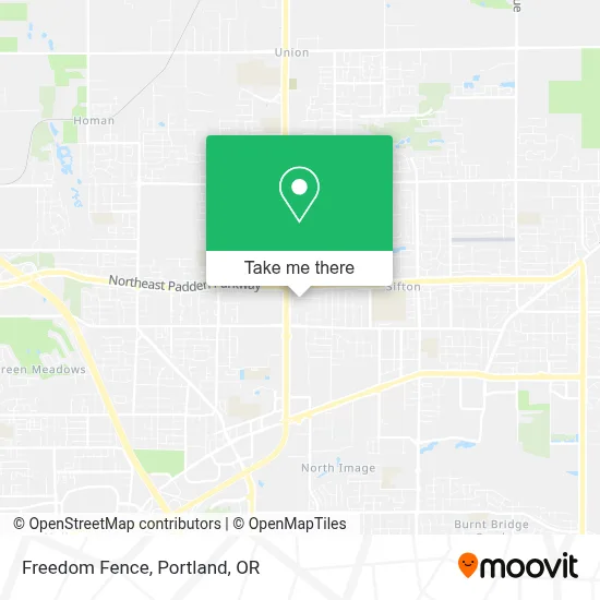 Freedom Fence map