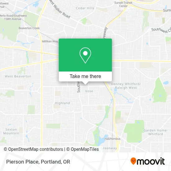 Pierson Place map