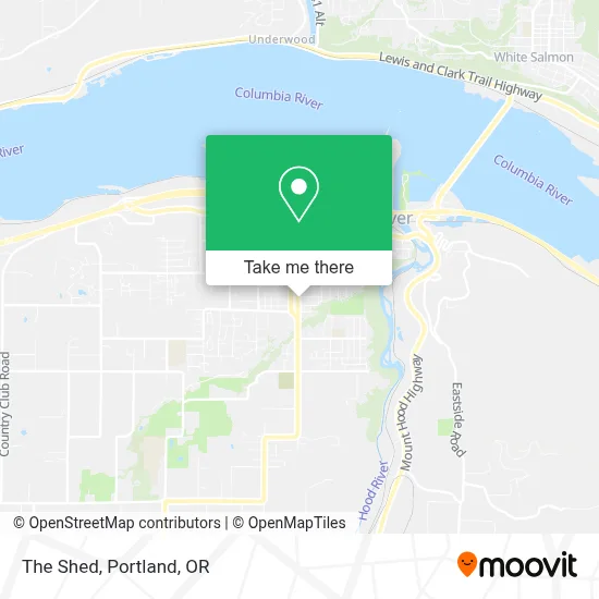 The Shed map