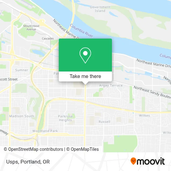 Usps map