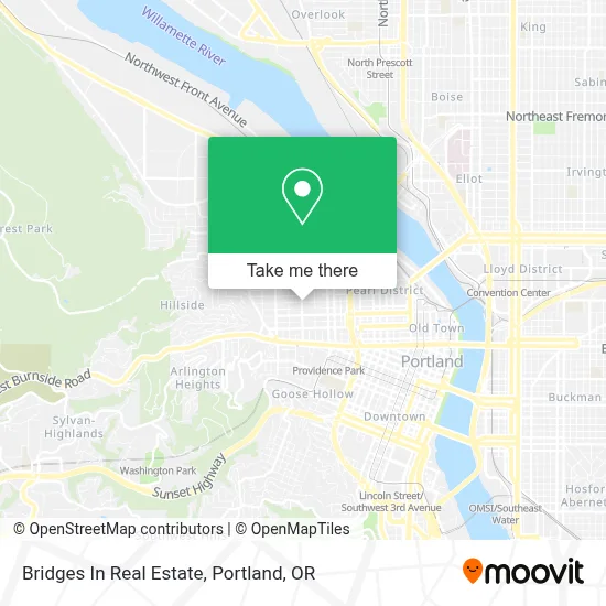 Bridges In Real Estate map