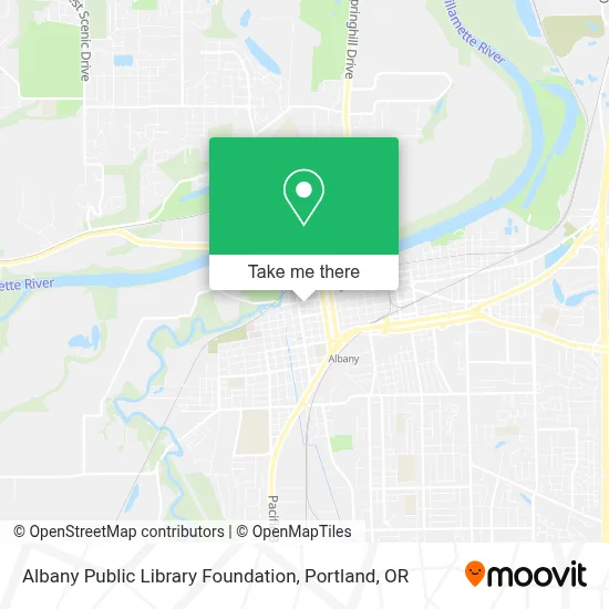 Albany Public Library Foundation map