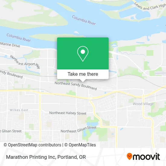 Marathon Printing Inc map