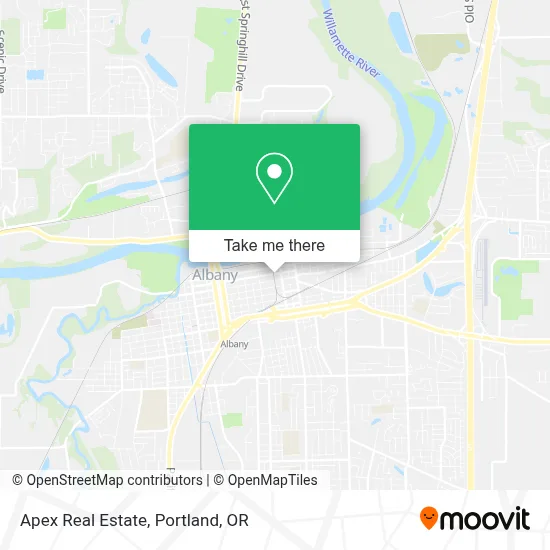Apex Real Estate map