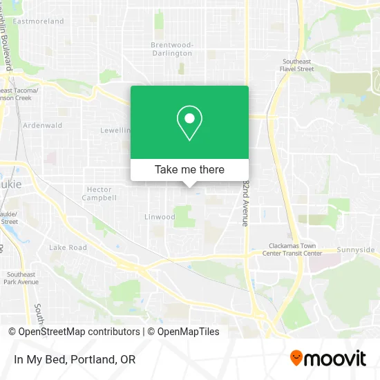 In My Bed map