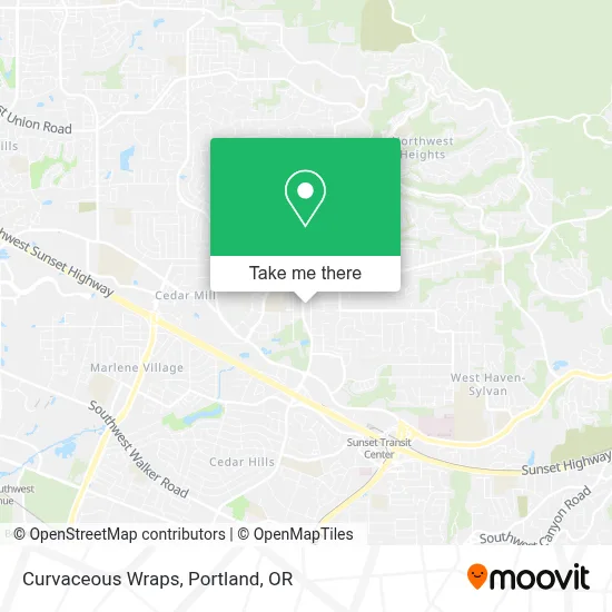 Curvaceous Wraps map