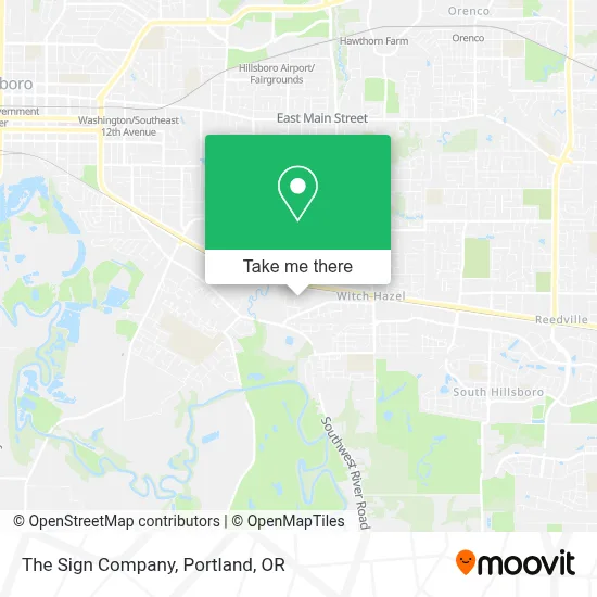 The Sign Company map