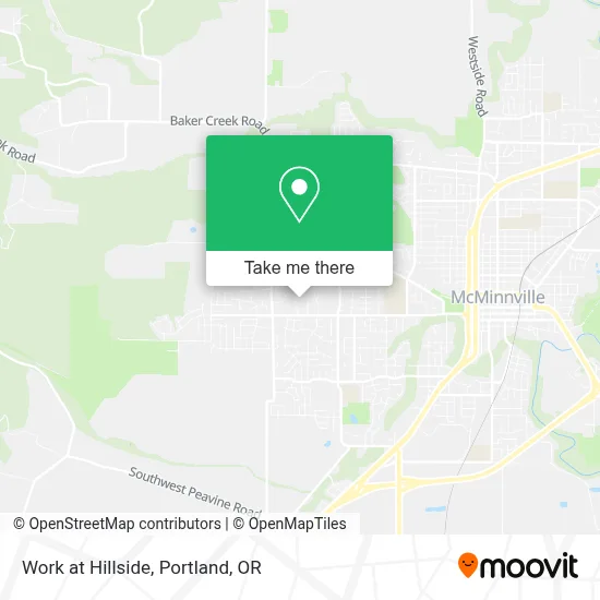 Work at Hillside map