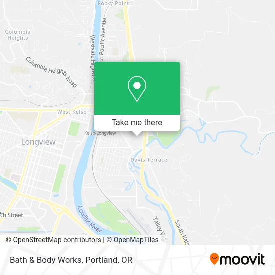 Bath & Body Works map