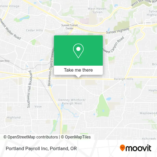 Portland Payroll Inc map