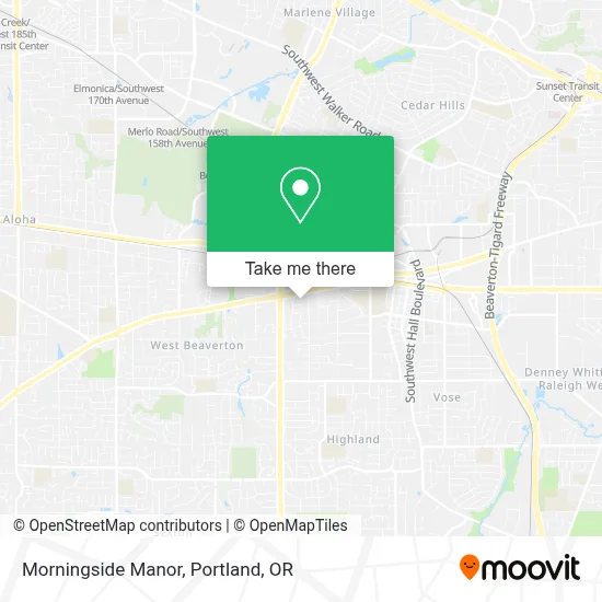 Morningside Manor map