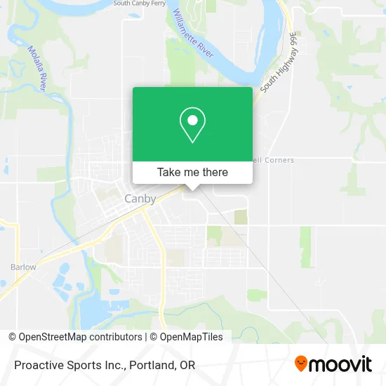 Proactive Sports Inc. map