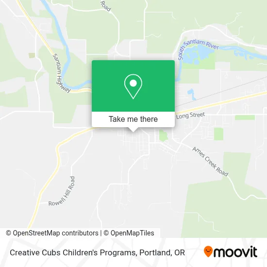 Creative Cubs Children's Programs map