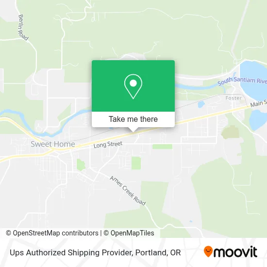 Ups Authorized Shipping Provider map