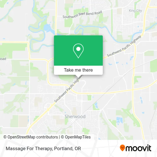 Massage For Therapy map