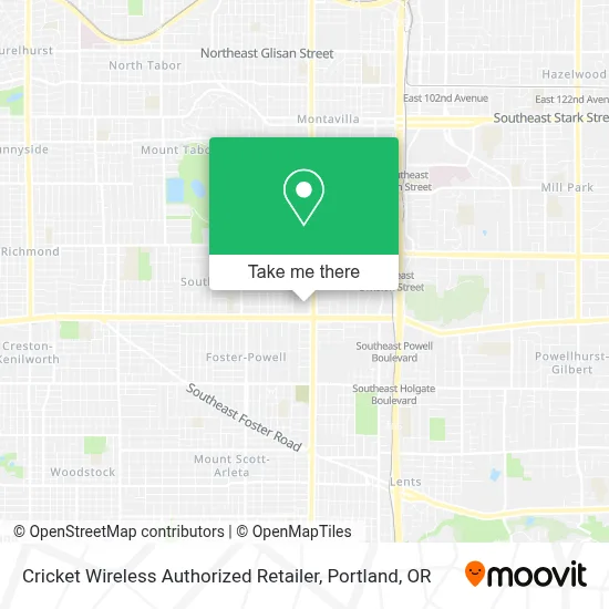 Cricket Wireless Authorized Retailer map