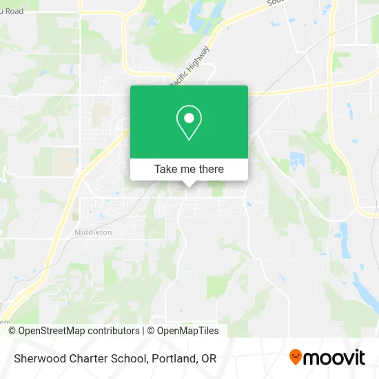 Sherwood Charter School map
