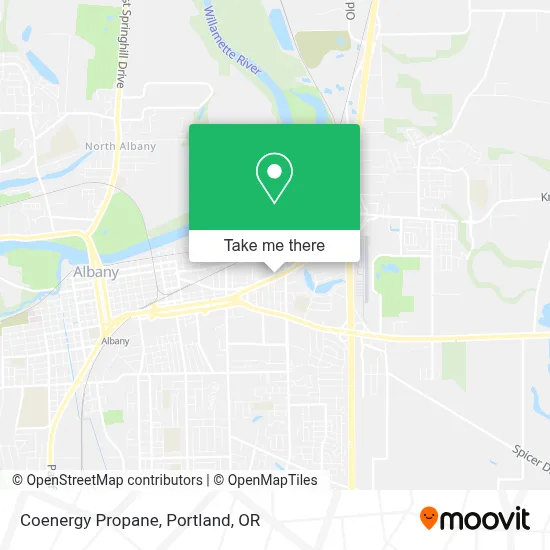 Coenergy Propane map