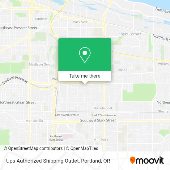 Ups Authorized Shipping Outlet map