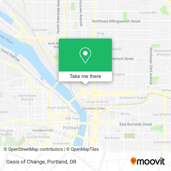Oasis of Change map