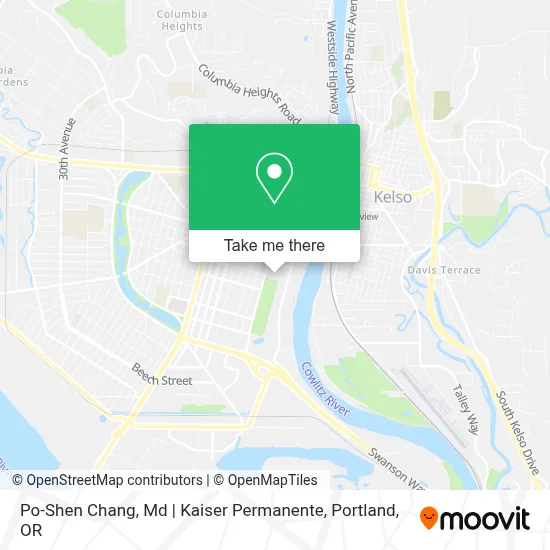 Po-Shen Chang, Md | Kaiser Permanente map