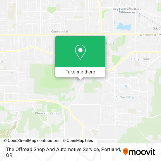 The Offroad Shop And Automotive Service map