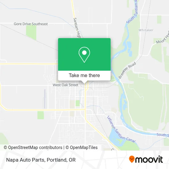 Napa Auto Parts map