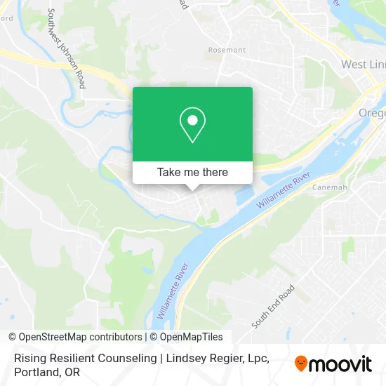 Rising Resilient Counseling | Lindsey Regier, Lpc map