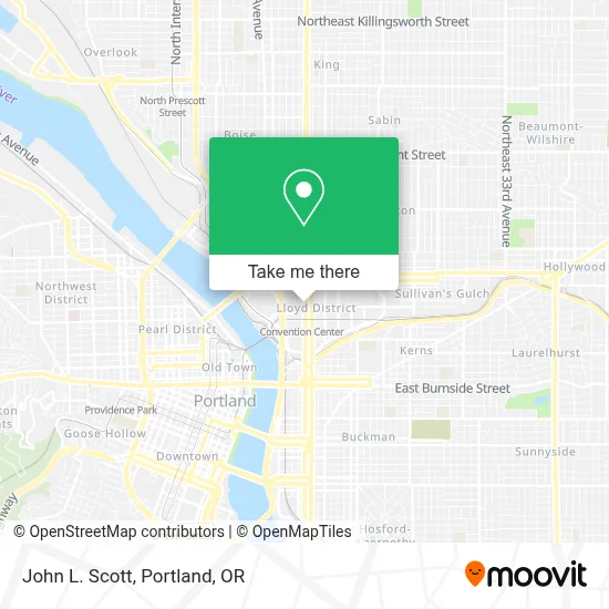 John L. Scott map