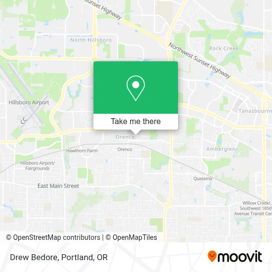 Drew Bedore map