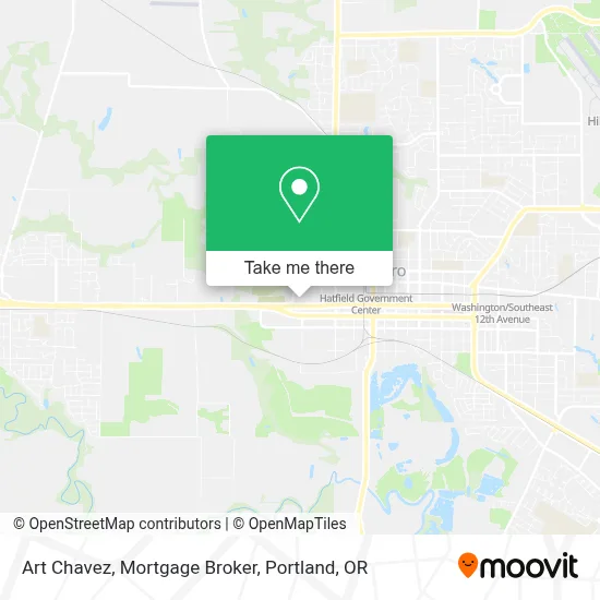 Art Chavez, Mortgage Broker map