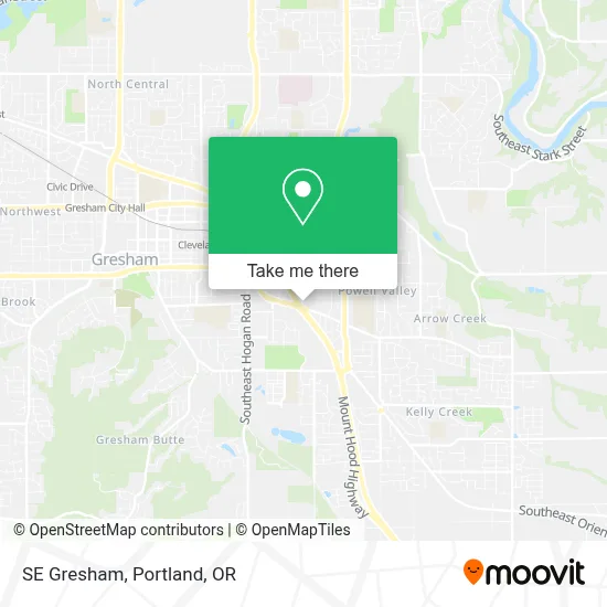 SE Gresham map
