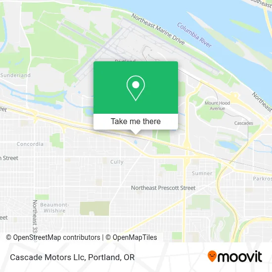 Cascade Motors Llc map