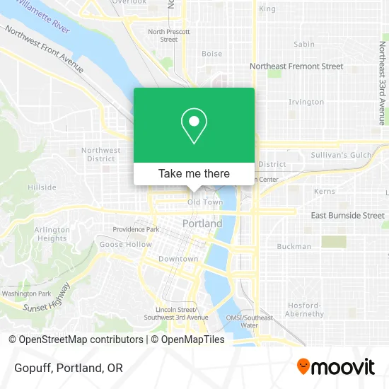 Gopuff map