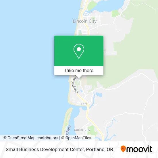 Small Business Development Center map