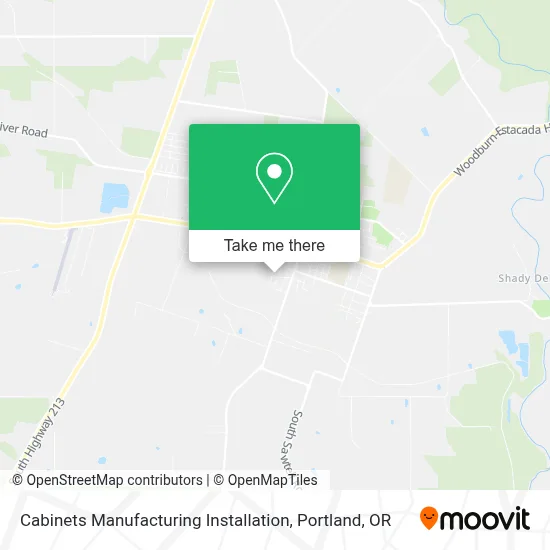 Cabinets Manufacturing Installation map