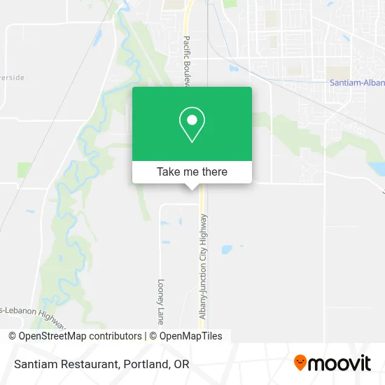 Santiam Restaurant map