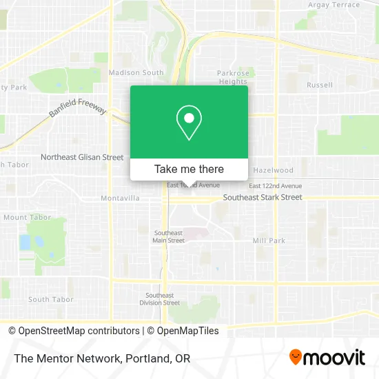 The Mentor Network map