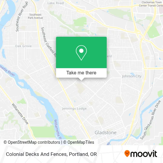 Colonial Decks And Fences map
