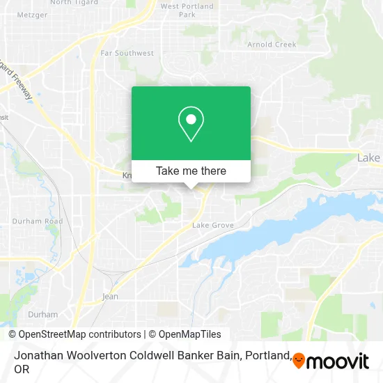 Jonathan Woolverton Coldwell Banker Bain map