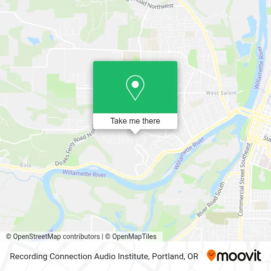 Recording Connection Audio Institute map