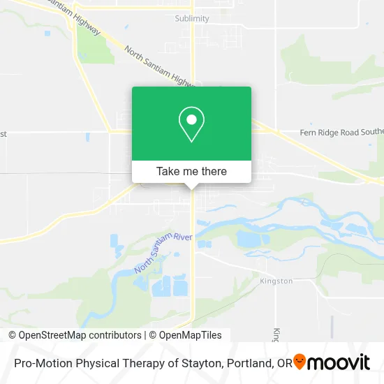 Pro-Motion Physical Therapy of Stayton map