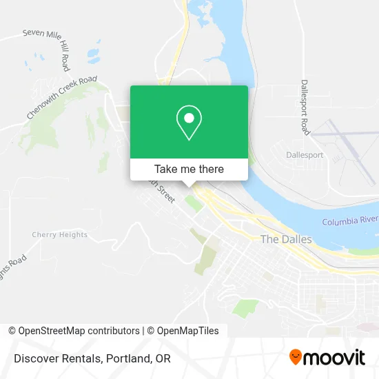 Discover Rentals map