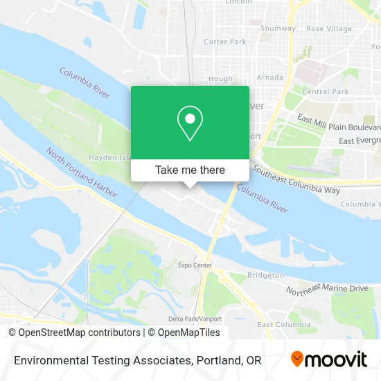 Environmental Testing Associates map